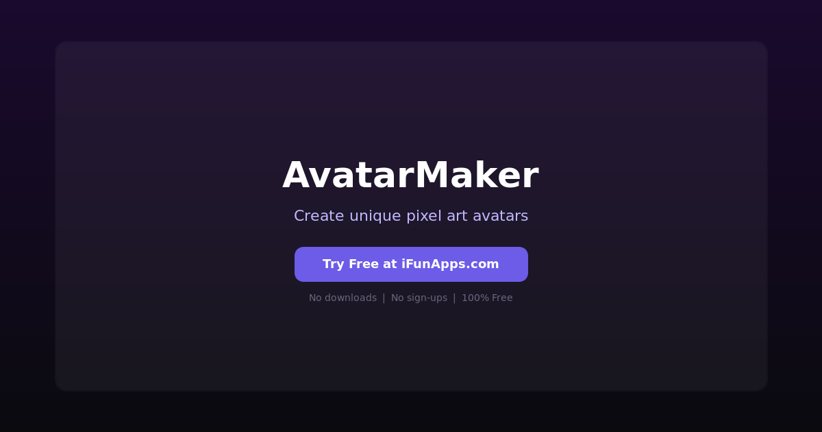 AvatarMaker: Free Online Avatar Creator