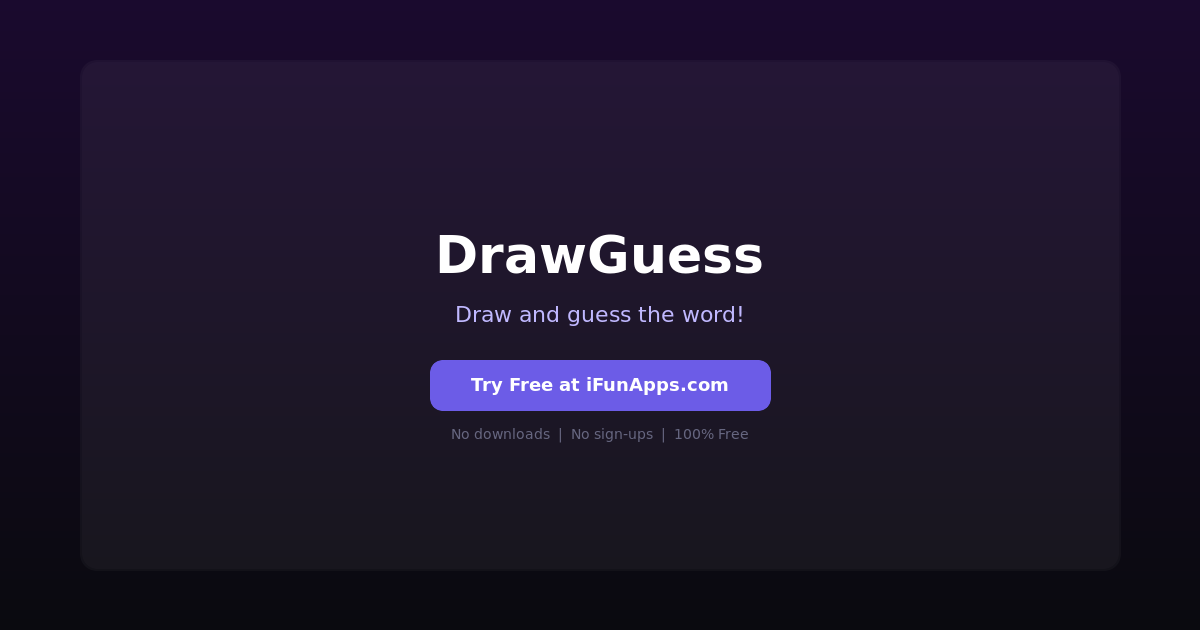 DrawGuess: Free Online Drawing & Guessing Game
